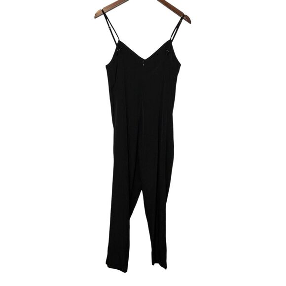 Hatch The Georgie Maternity Jumpsuit Adjustable Strap Cupro Women’s Size 0 Black - Picture 5 of 13